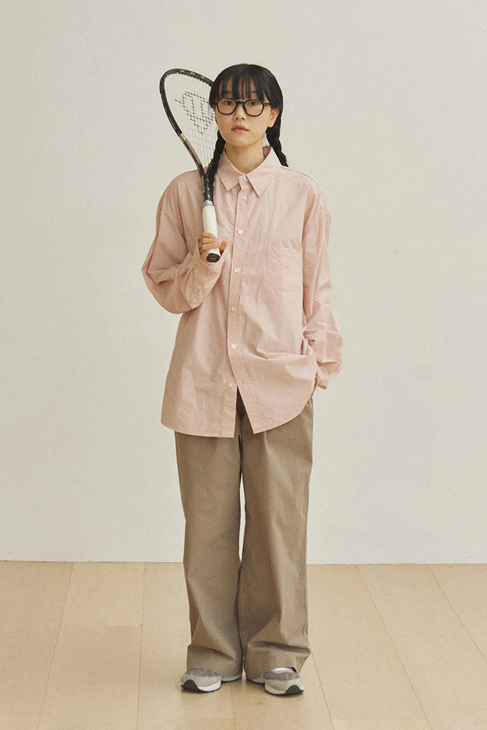 Two Tuck Wide CN Pants (Beige) sold by Kappy product image thumbnail 2