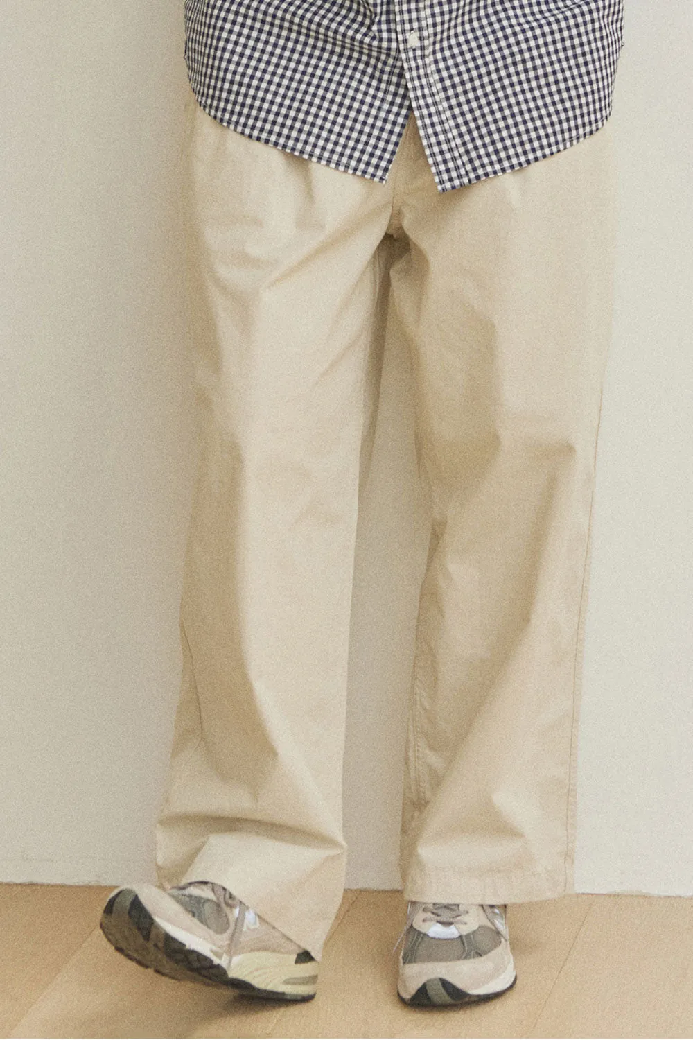 Two Tuck Wide CN Pants (Cream) sold by Kappy product image thumbnail 2