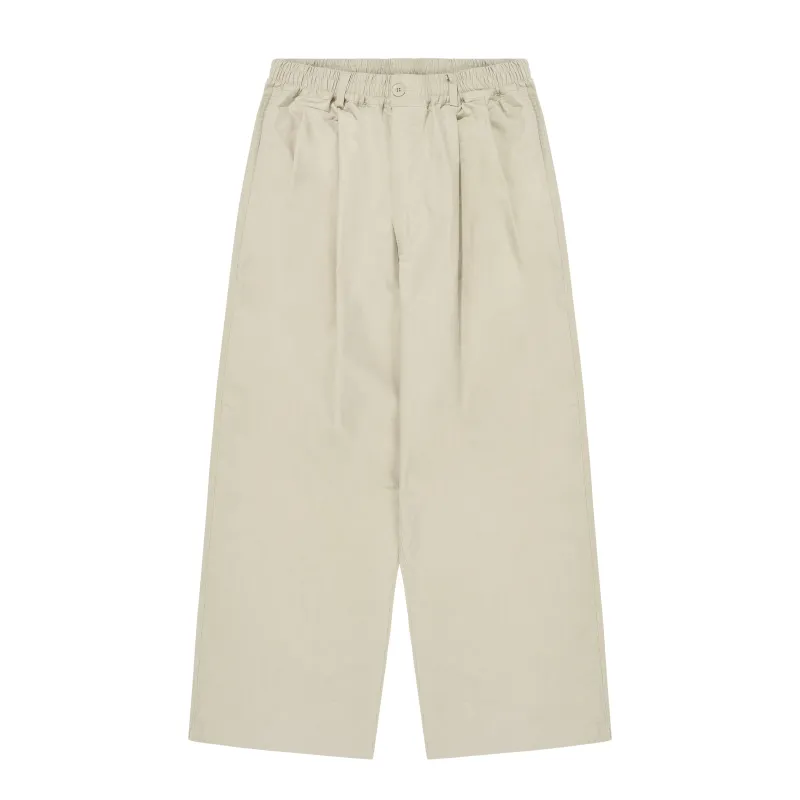 Two Tuck Wide CN Pants (Cream) made by Kappy