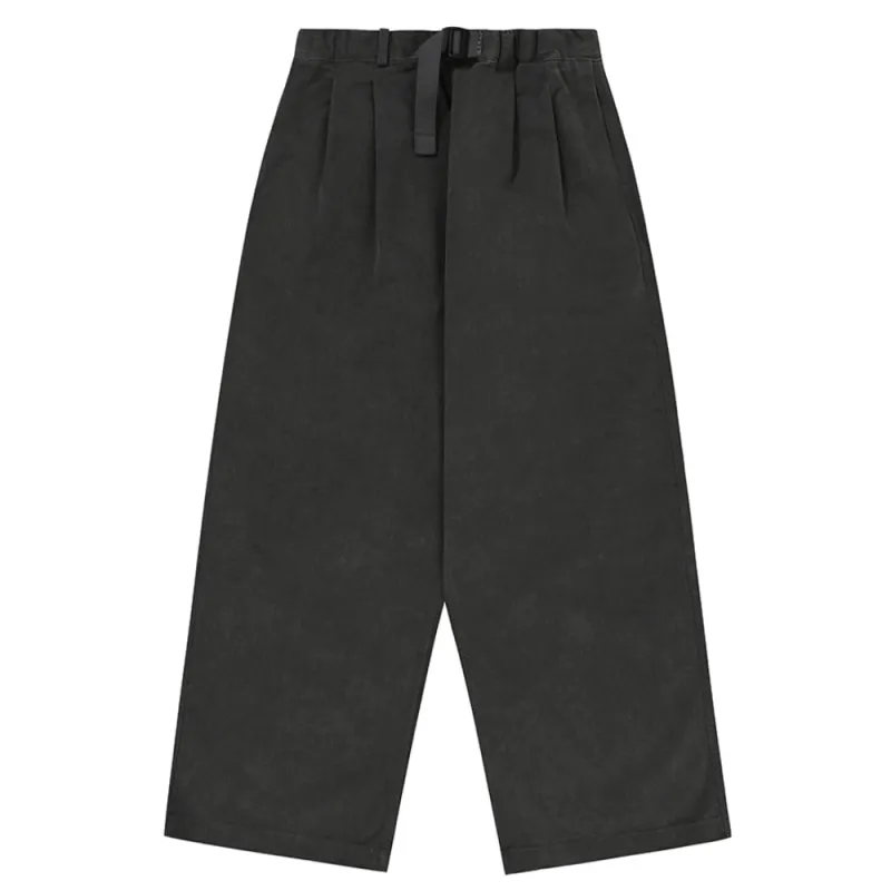 Pigment Two Tuck Wide Pants (Charcoal) made by Kappy