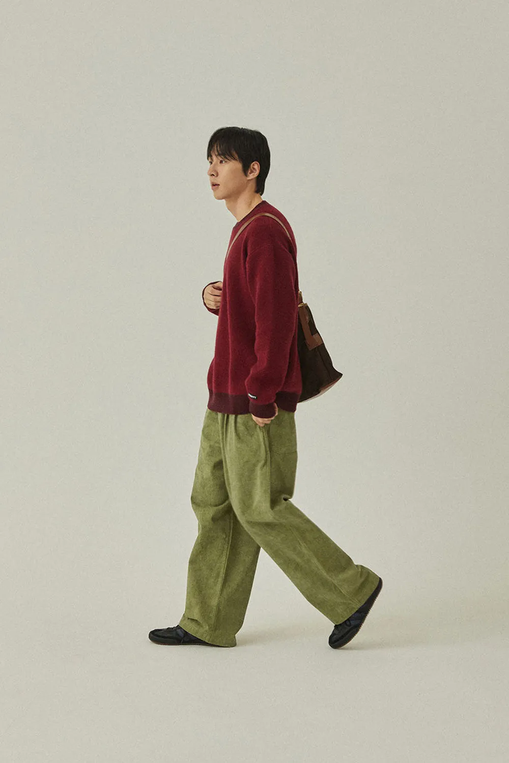 Pigment Two Tuck Wide Pants (Khaki) sold by Kappy product image thumbnail 5