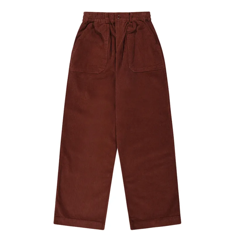One Tuck Fatigue Corduroy Pants (Vintage Red) made by Kappy