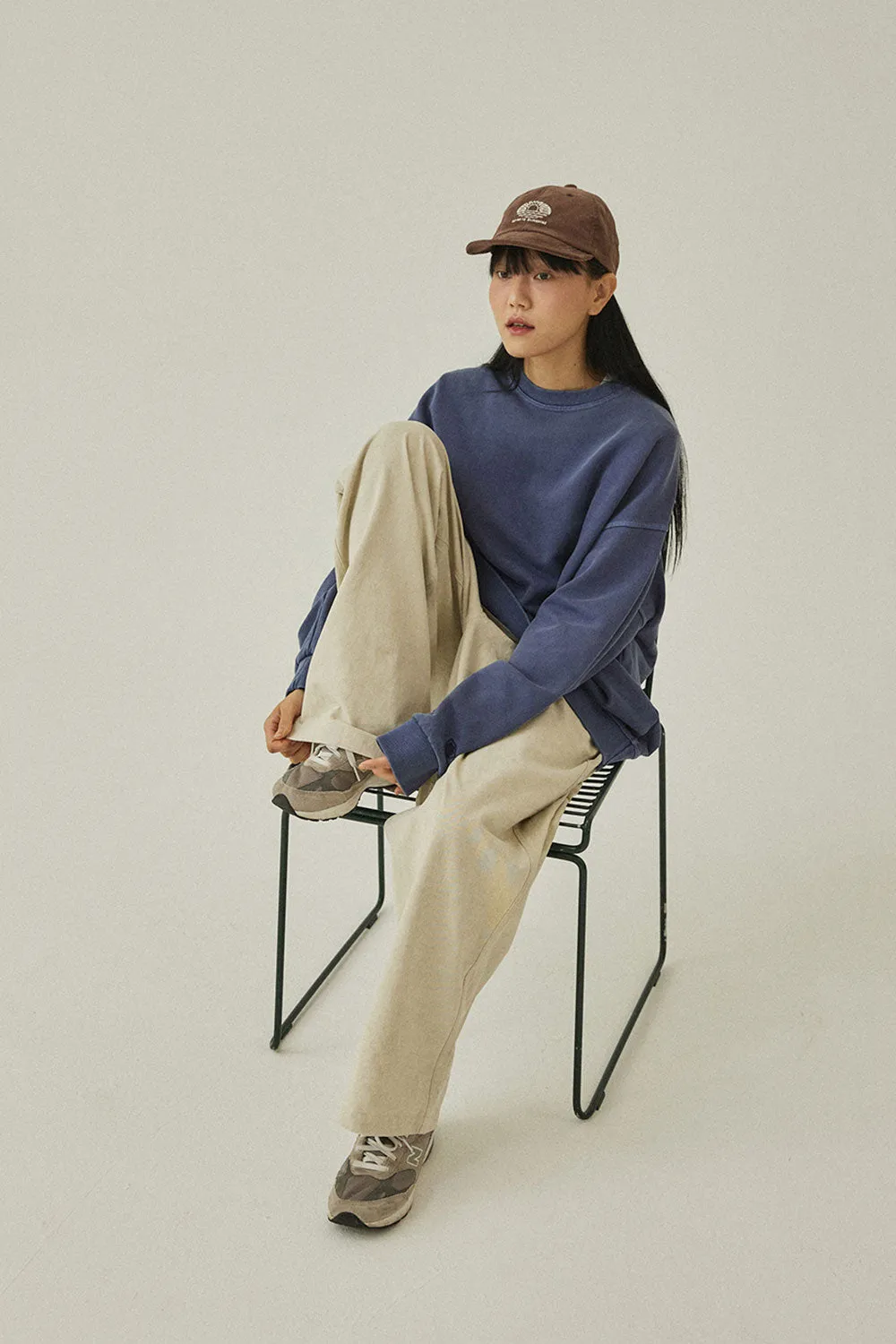 Pigment Sweatshirt (Vintage Navy) sold by Kappy product image thumbnail 4