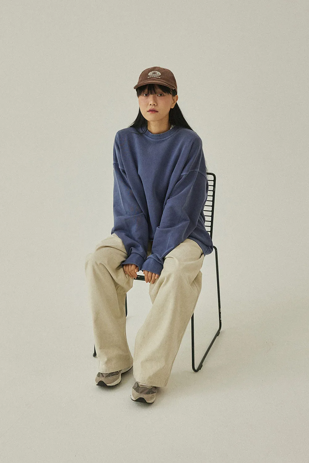 Pigment Sweatshirt (Vintage Navy) sold by Kappy product image thumbnail 3