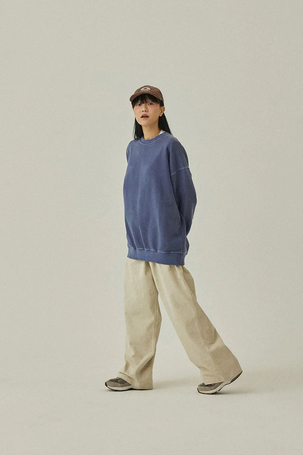 Pigment Sweatshirt (Vintage Navy) sold by Kappy product image thumbnail 5