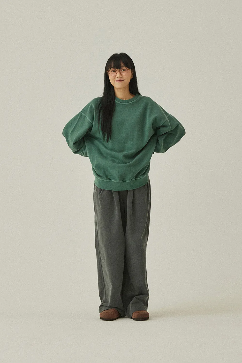 Pigment Sweatshirt (Deep Green) sold by Kappy product image thumbnail 4