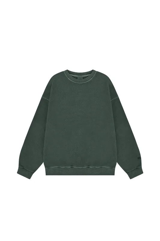 Pigment Sweatshirt (Deep Green) made by Kappy