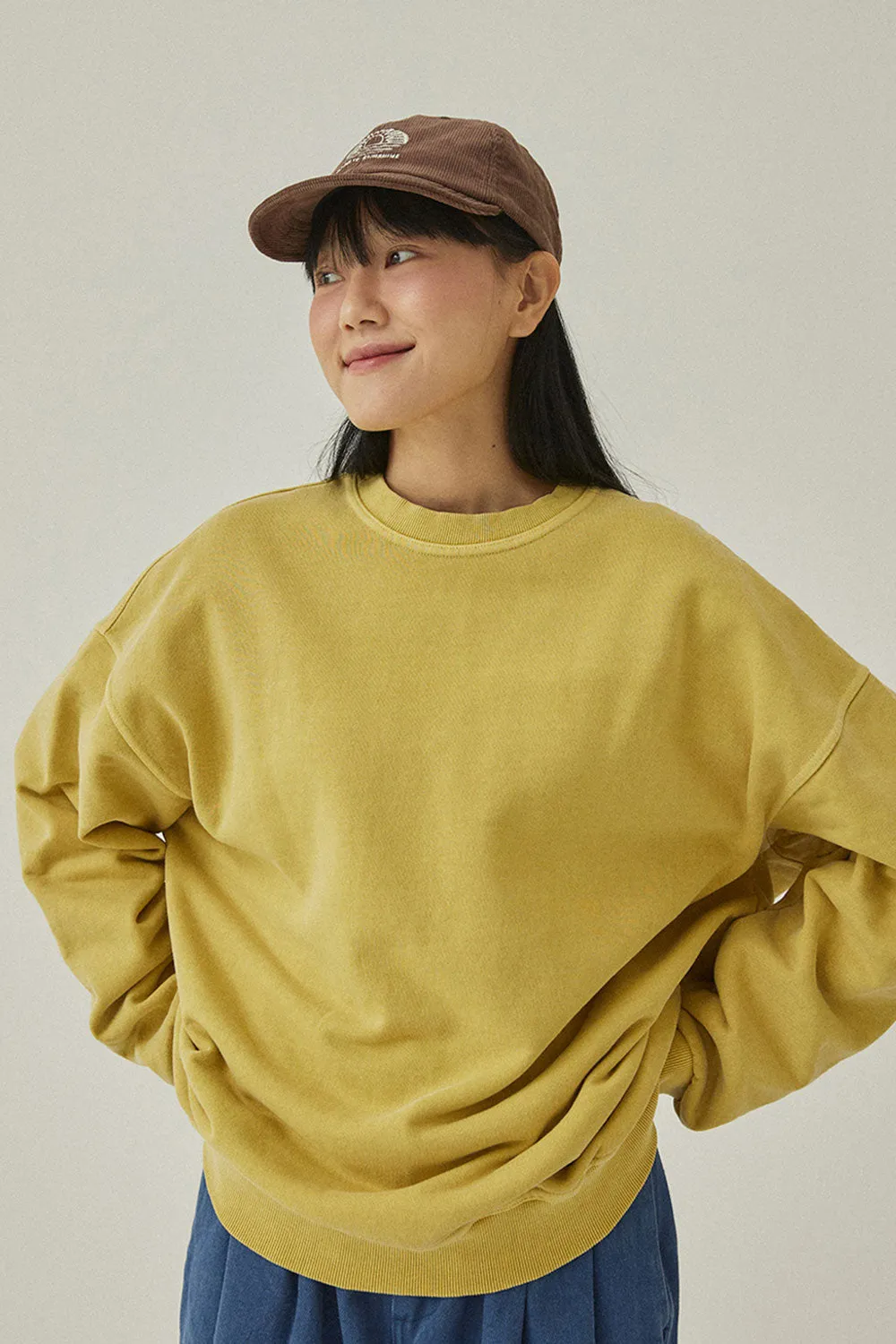 Pigment Sweatshirt (Mustard) sold by Kappy product image thumbnail 2