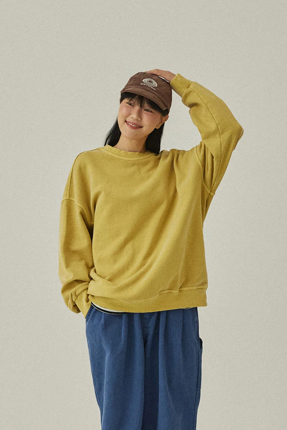 Pigment Sweatshirt (Mustard) sold by Kappy product image thumbnail 3