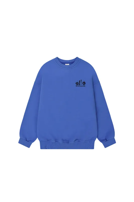 Yeti Fluff Sweatshirt (Blue) made by Kappy