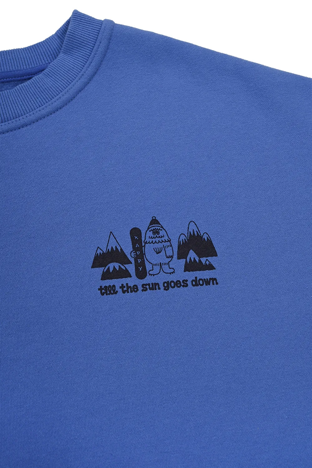Yeti Fluff Sweatshirt (Blue) sold by Kappy product image thumbnail 5