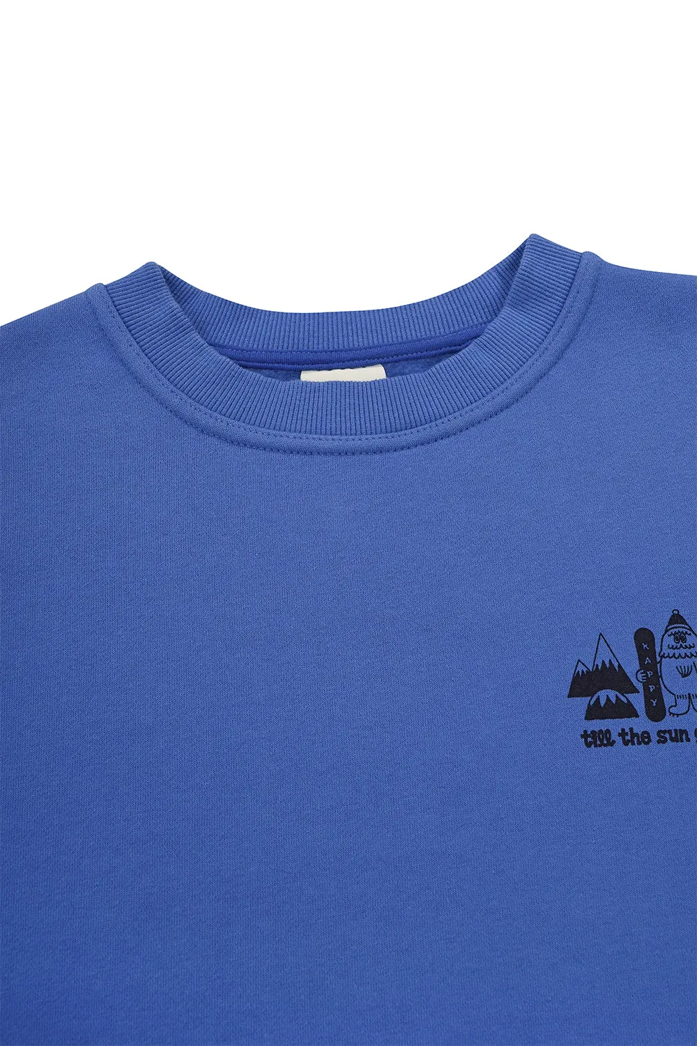 Yeti Fluff Sweatshirt (Blue) sold by Kappy product image thumbnail 4