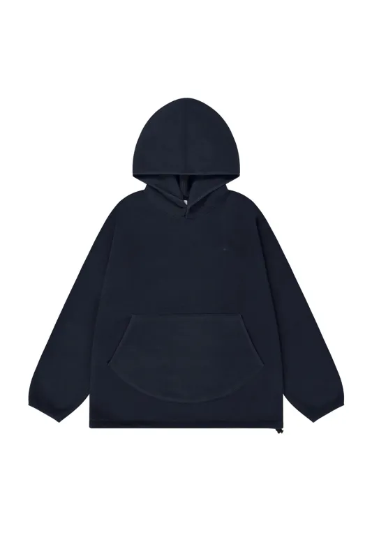 Sunrise Fleece Button Hoodie (Navy) made by Kappy