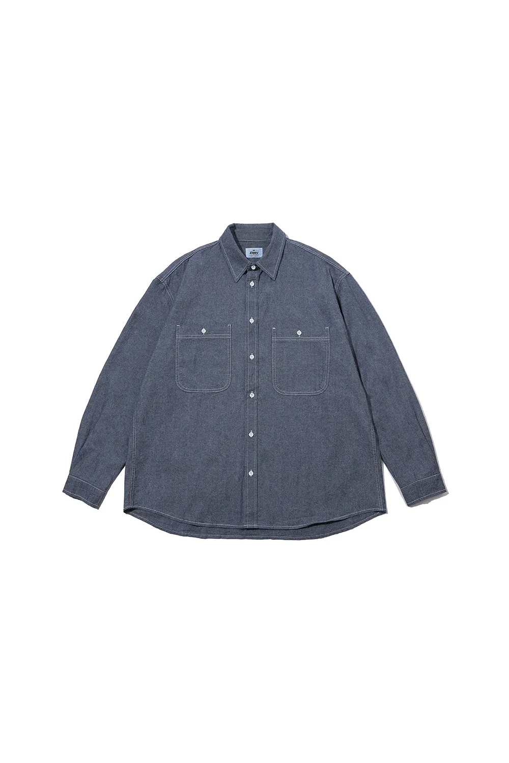 2 Pocket Denim Shirt (Blue) sold by Kappy