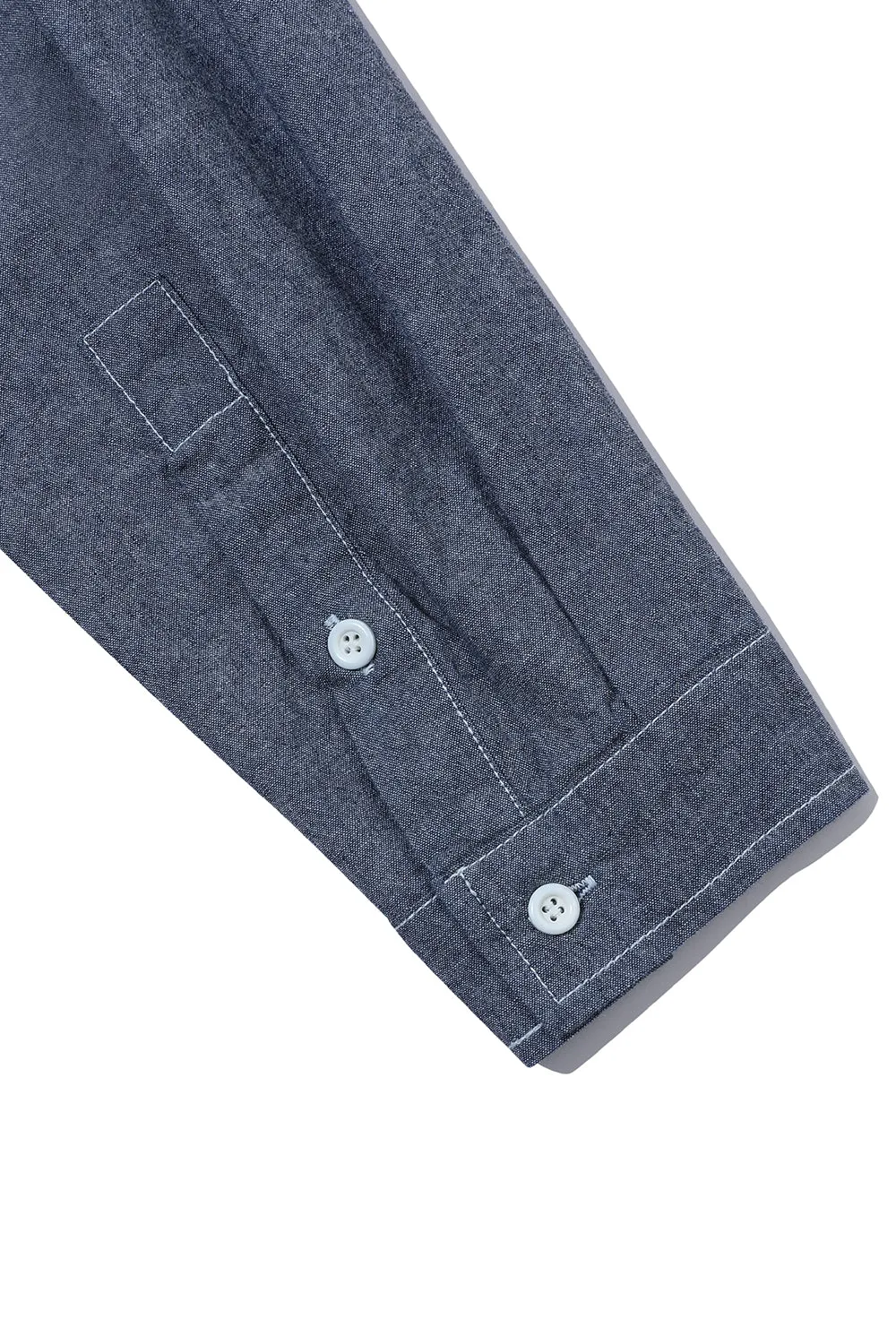 2 Pocket Denim Shirt (Blue) sold by Kappy product image thumbnail 4