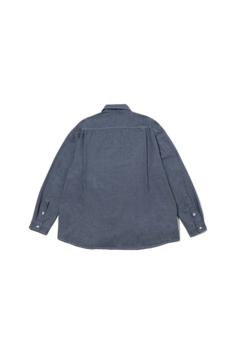 2 Pocket Denim Shirt (Blue) sold by Kappy product image thumbnail 5