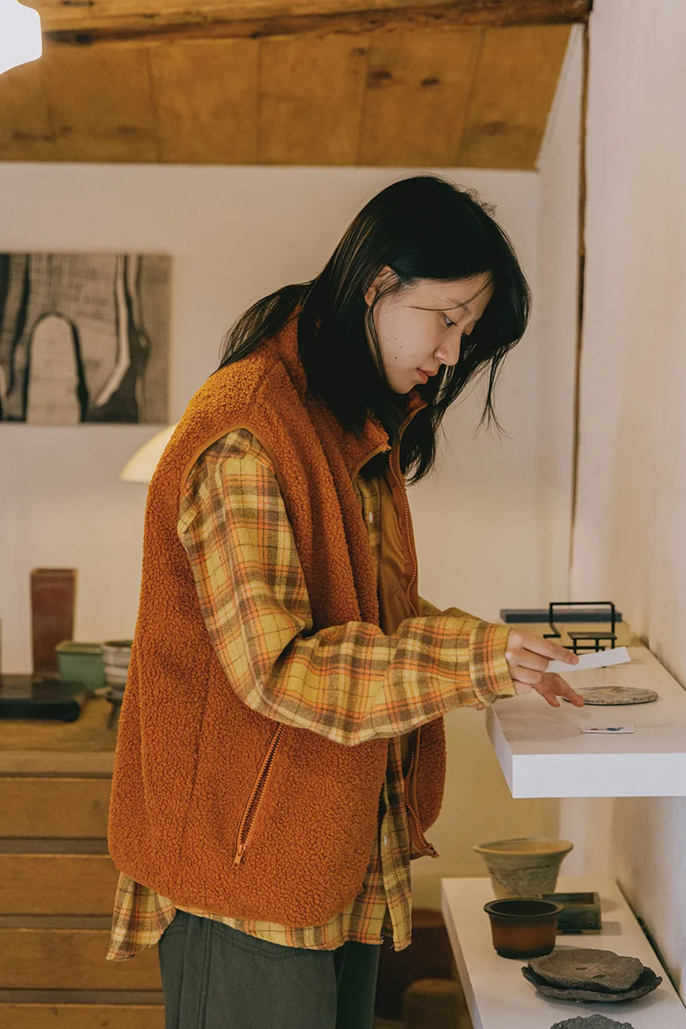 Country Check Shirt (Yellow) sold by Kappy product image thumbnail 3