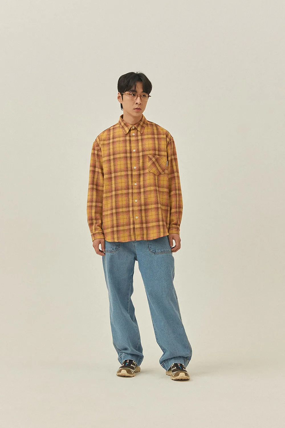 Country Check Shirt (Yellow) sold by Kappy product image thumbnail 5