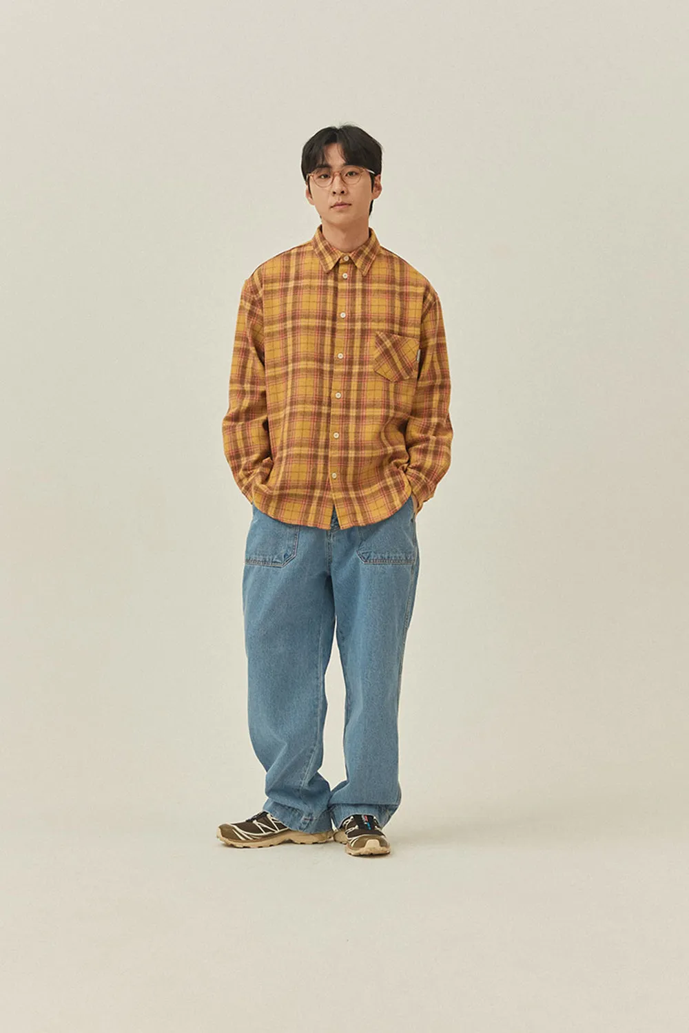 Country Check Shirt (Yellow) sold by Kappy product image thumbnail 4