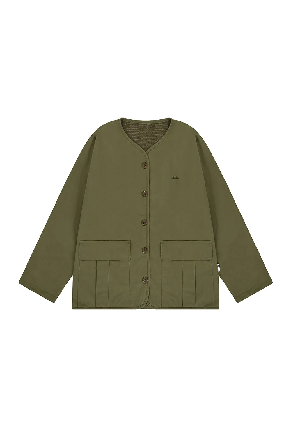 Reversible Utility Round Jacket (Khaki) sold by Kappy