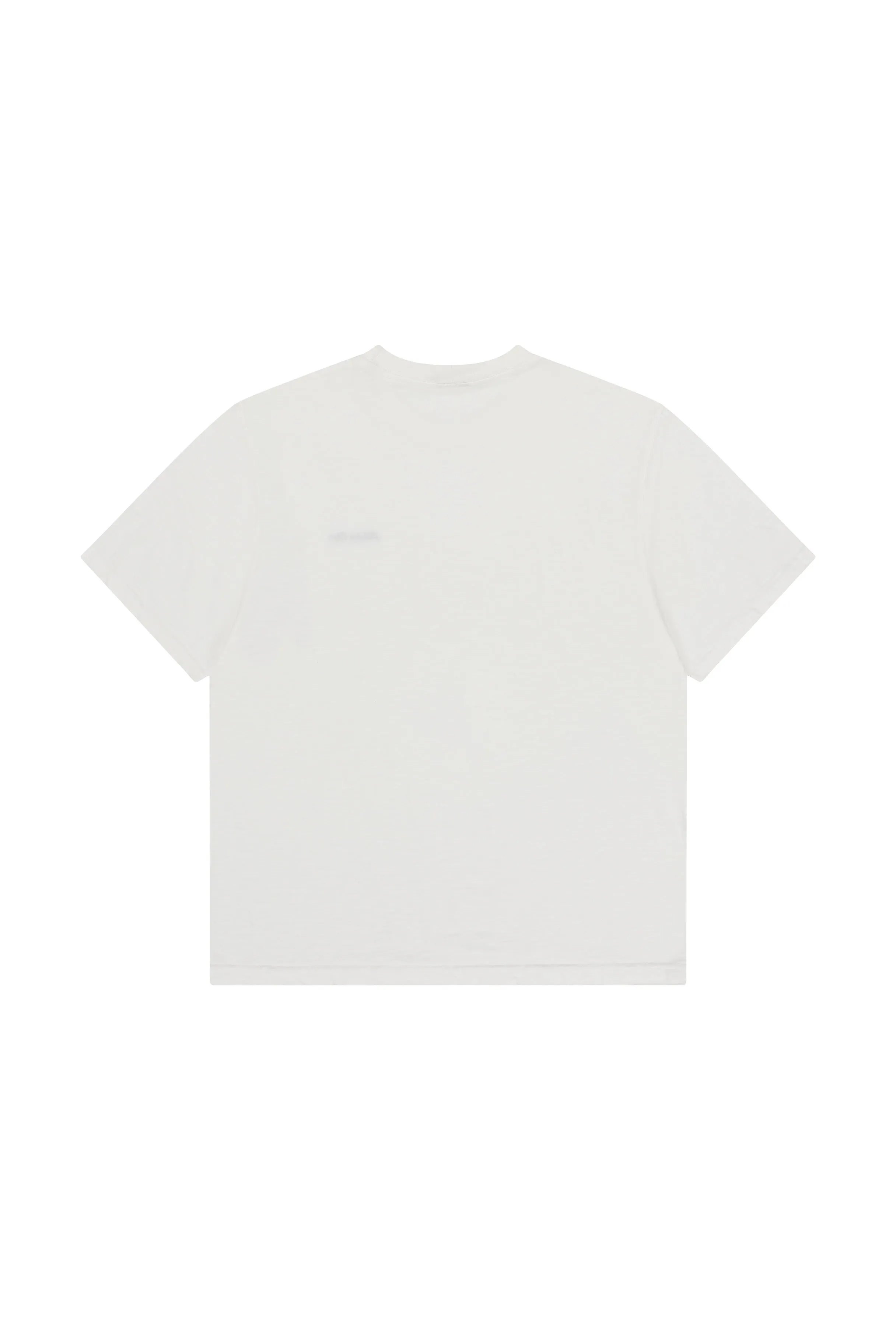 Slub Cotton Half T-shirt (White) sold by Kappy product image thumbnail 2