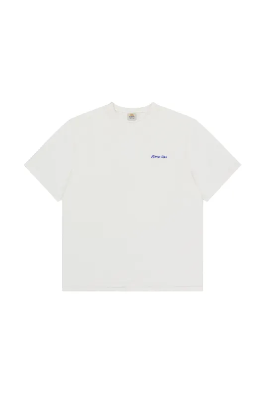 Slub Cotton Half T-shirt (White) made by Kappy