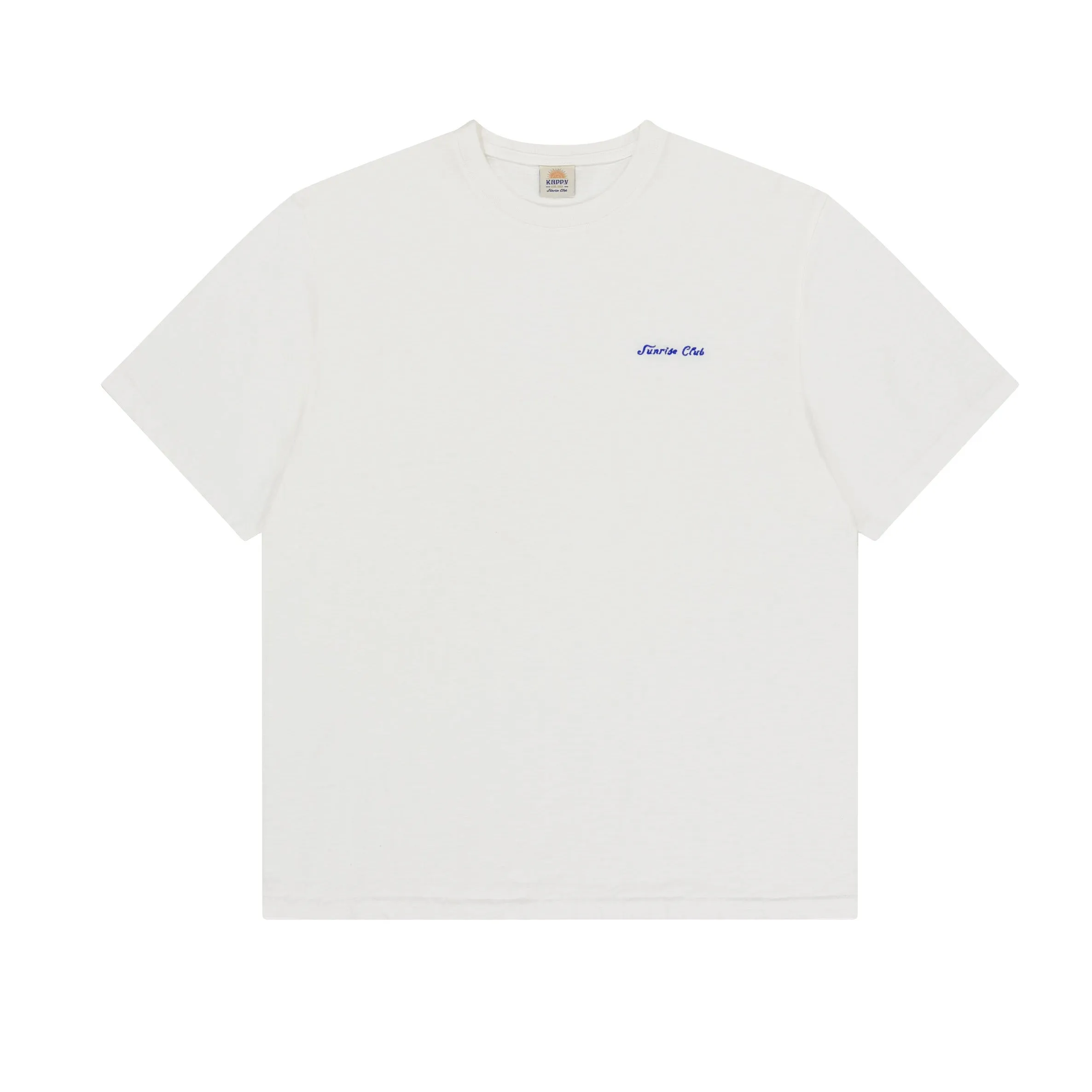 Slub Cotton Half T-shirt (White) sold by Kappy product image thumbnail 3