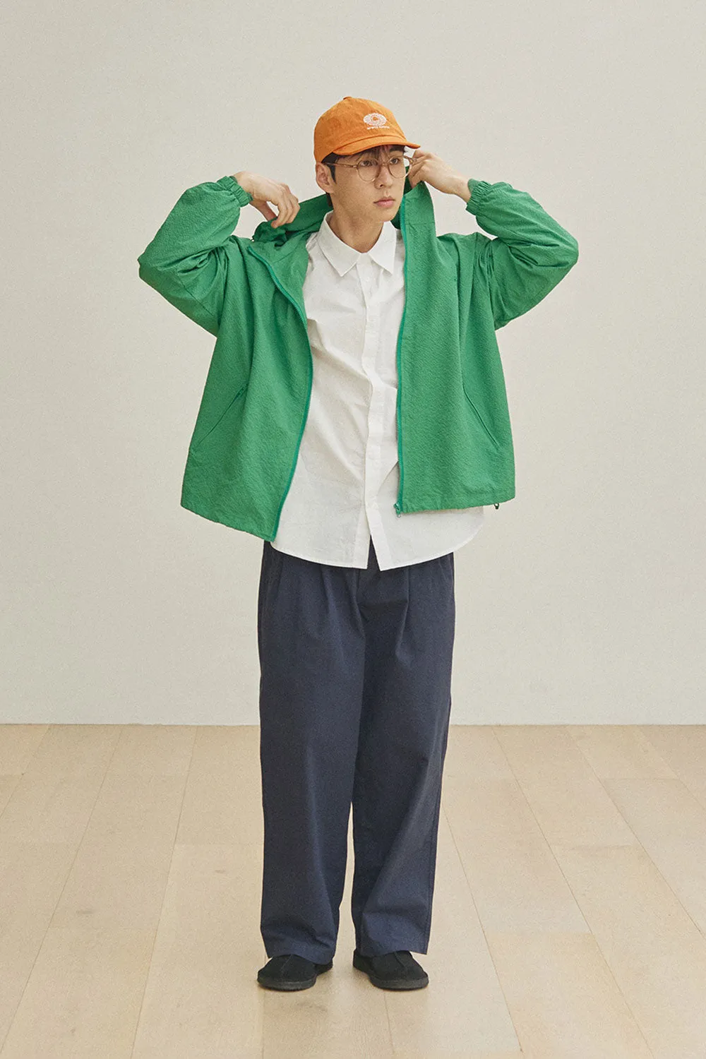 Two Tuck Wide CN Pants (Navy) sold by Kappy product image thumbnail 5