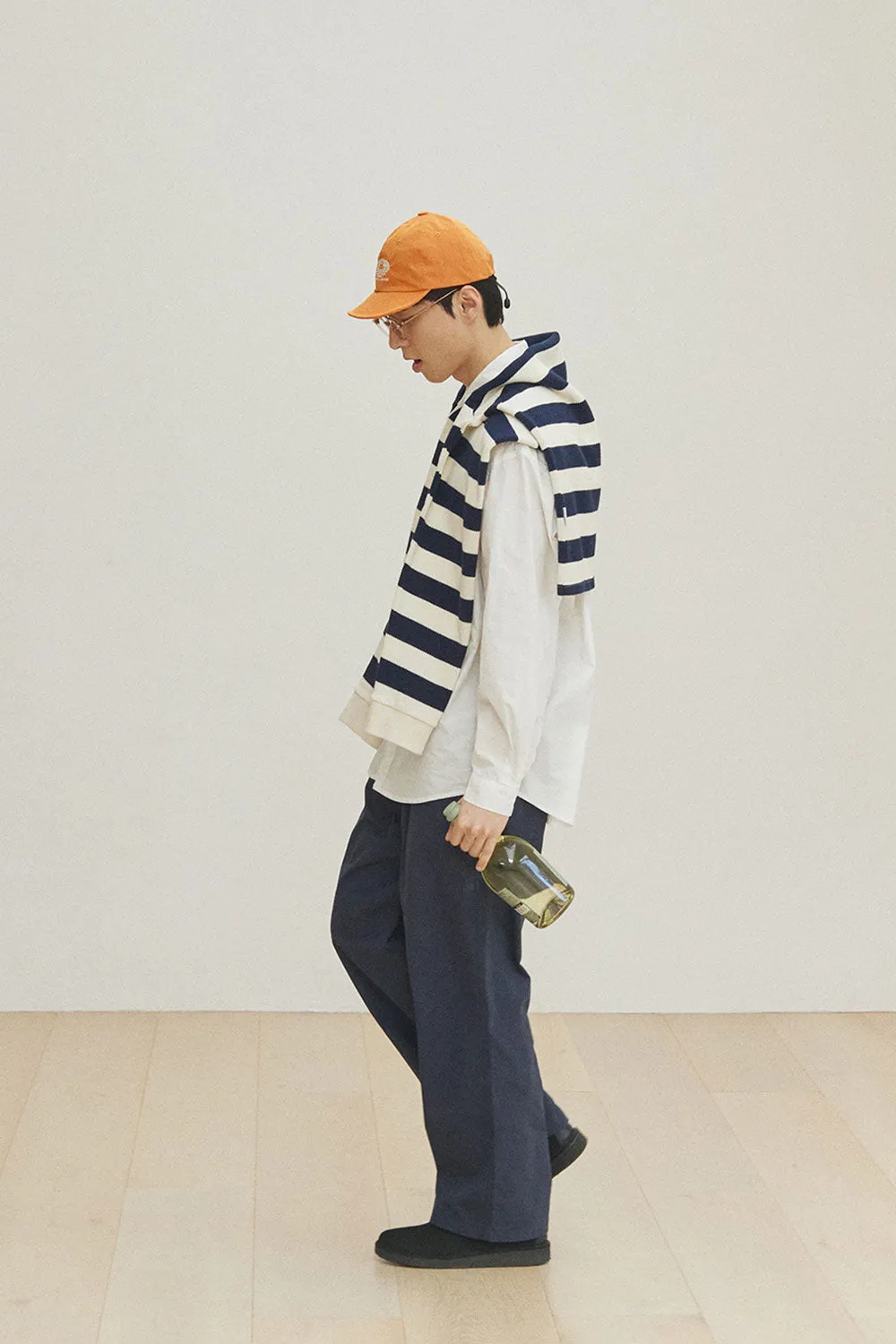 Two Tuck Wide CN Pants (Navy) sold by Kappy product image thumbnail 2