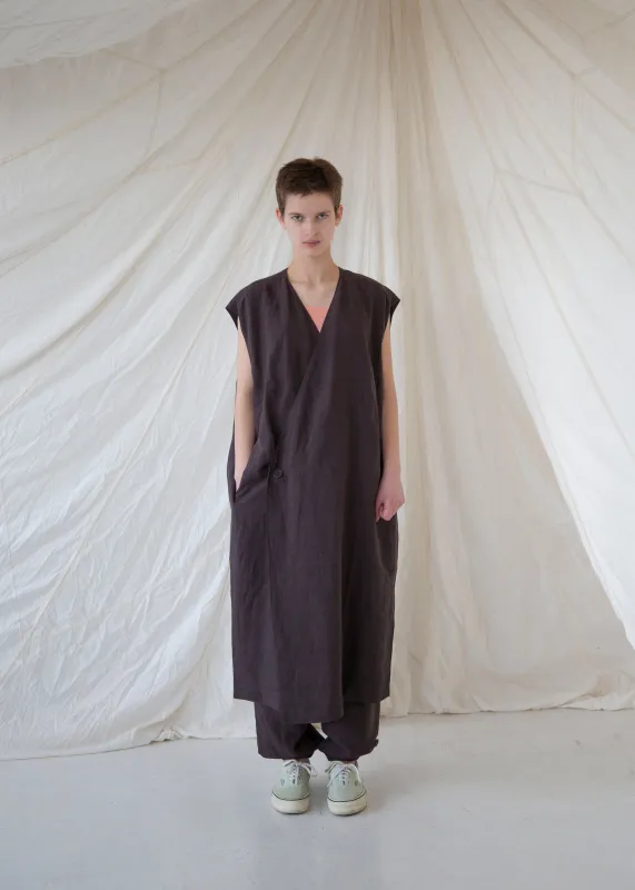 WYATT  Waistcoat | Ebony | Last one made by VON SONO
