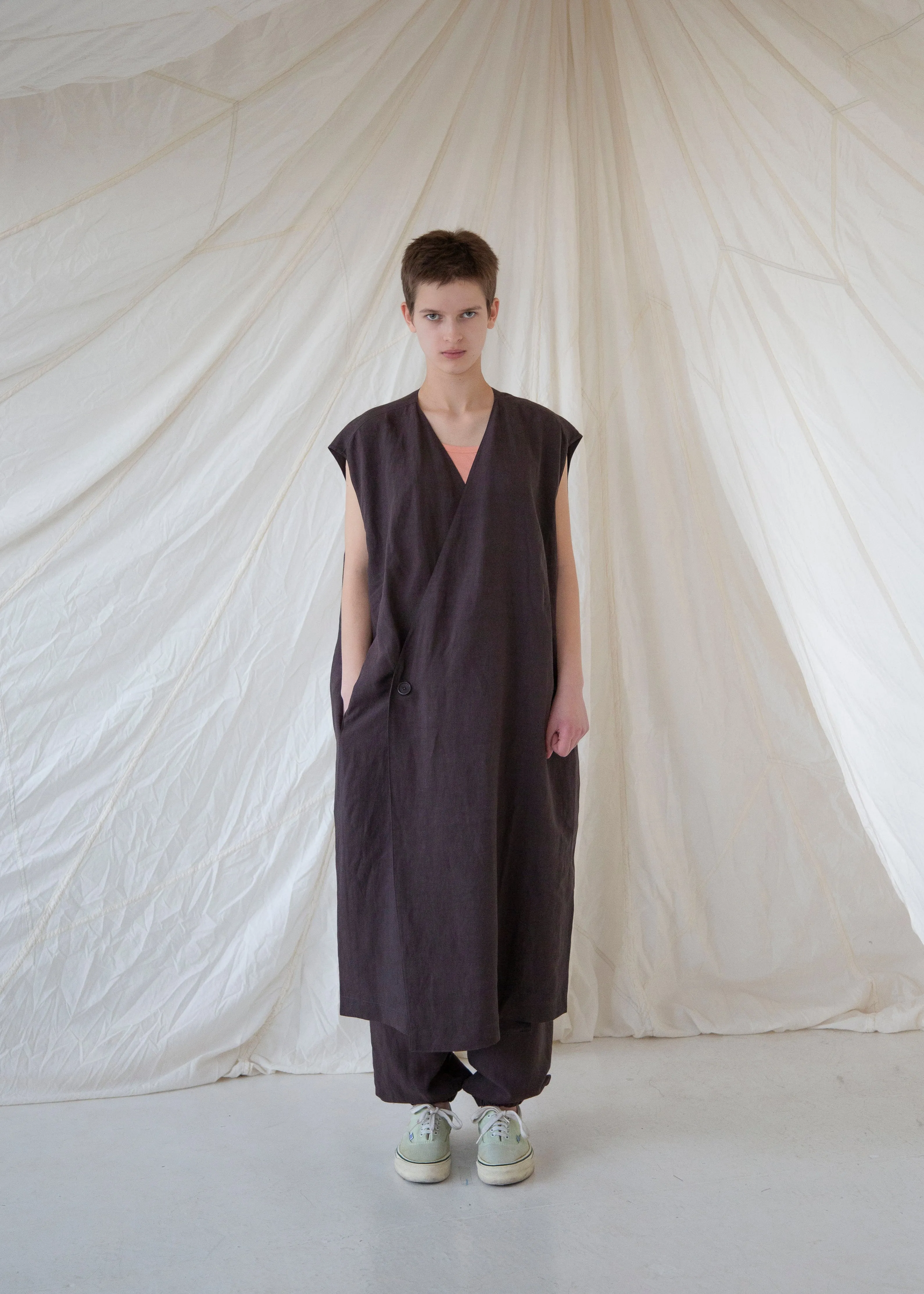 WYATT Waistcoat | Ebony | Last one sold by VON SONO