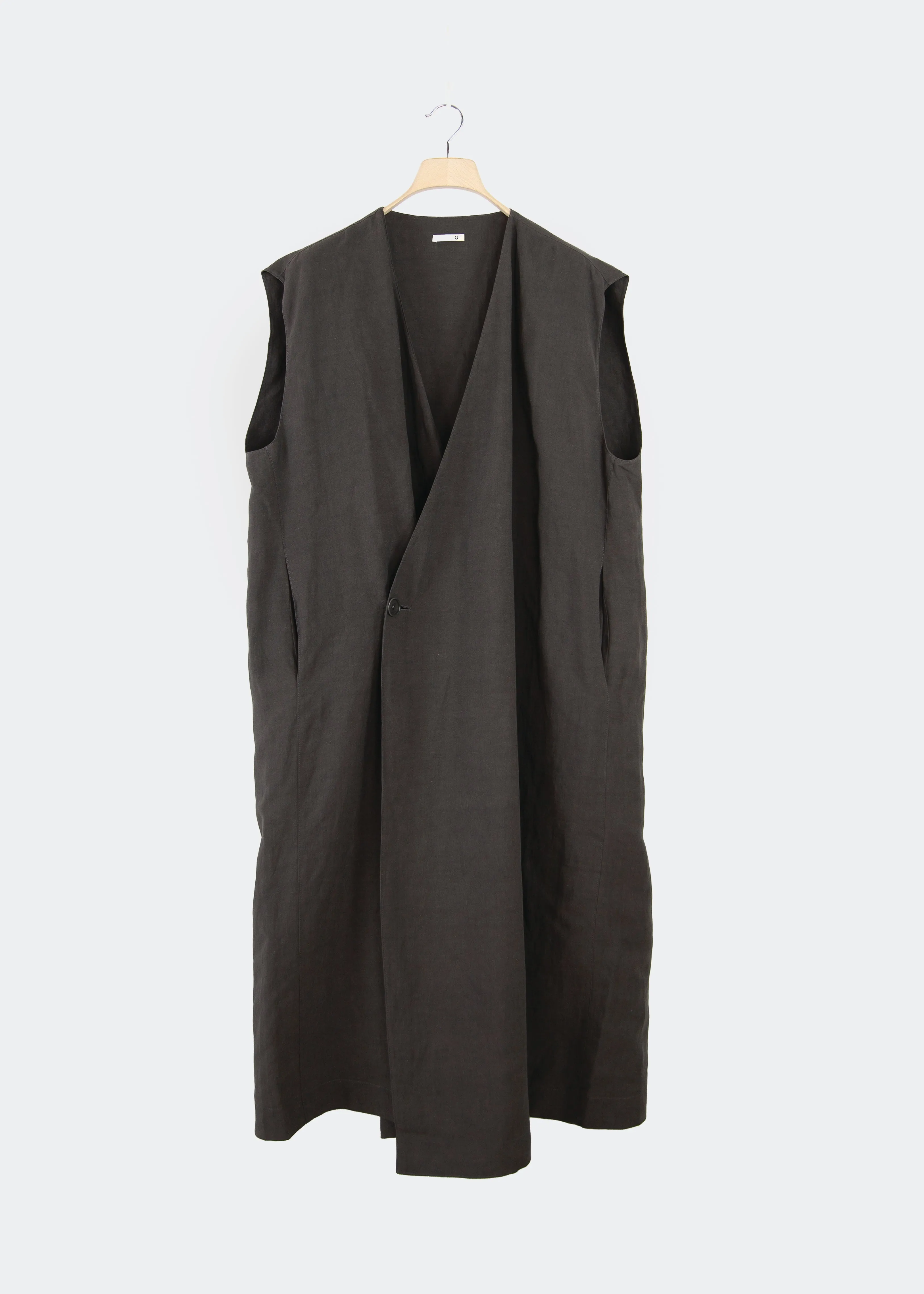 WYATT Waistcoat | Ebony | Last one sold by VON SONO product image thumbnail 2