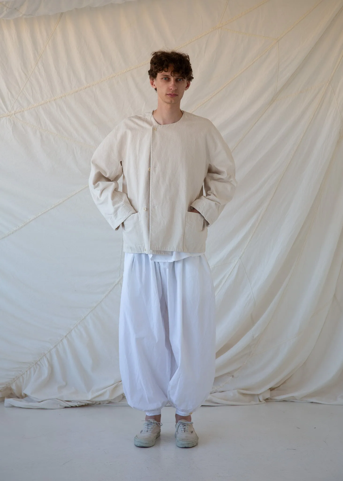 TAMOU Trousers | White sold by VON SONO product image thumbnail 3