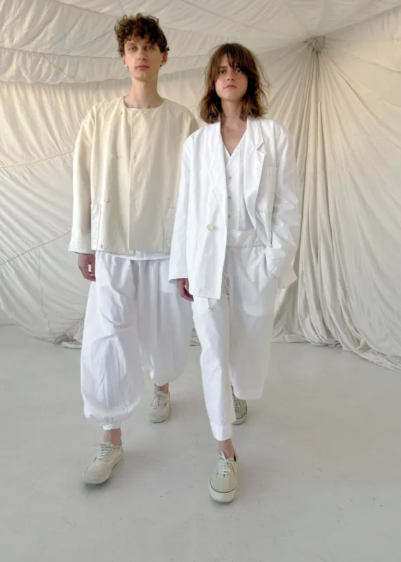 TAMOU Trousers | White made by VON SONO