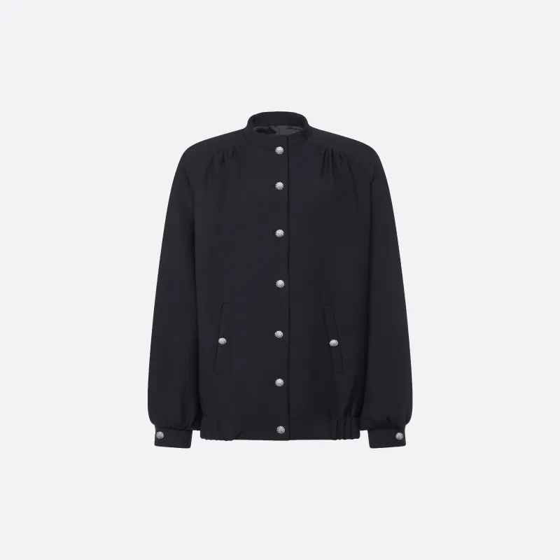 WOOL OVERSIZED BLOUSON made by Alessandra Rich