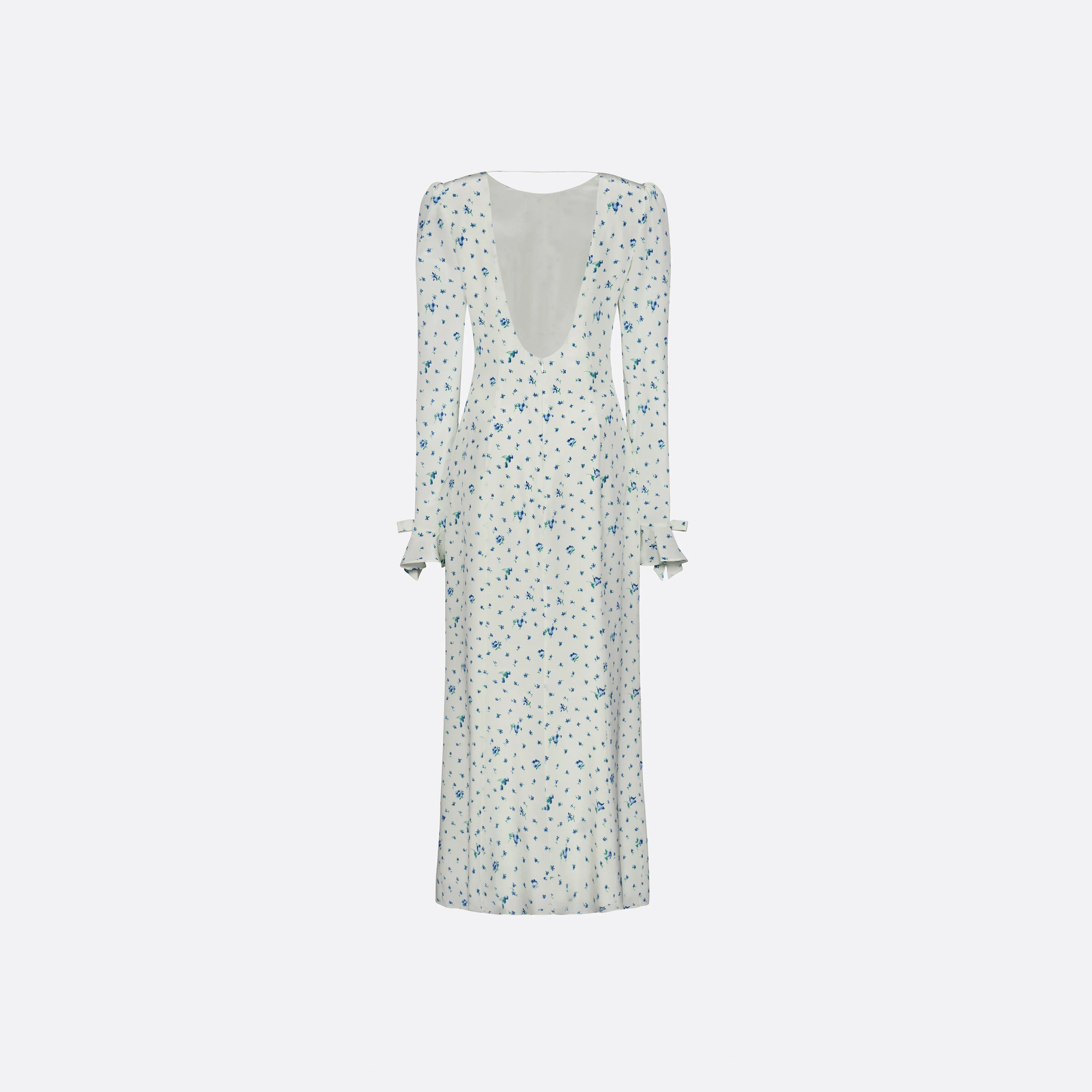SILK OPEN BACK MIDI DRESS sold by Alessandra Rich product image thumbnail 5