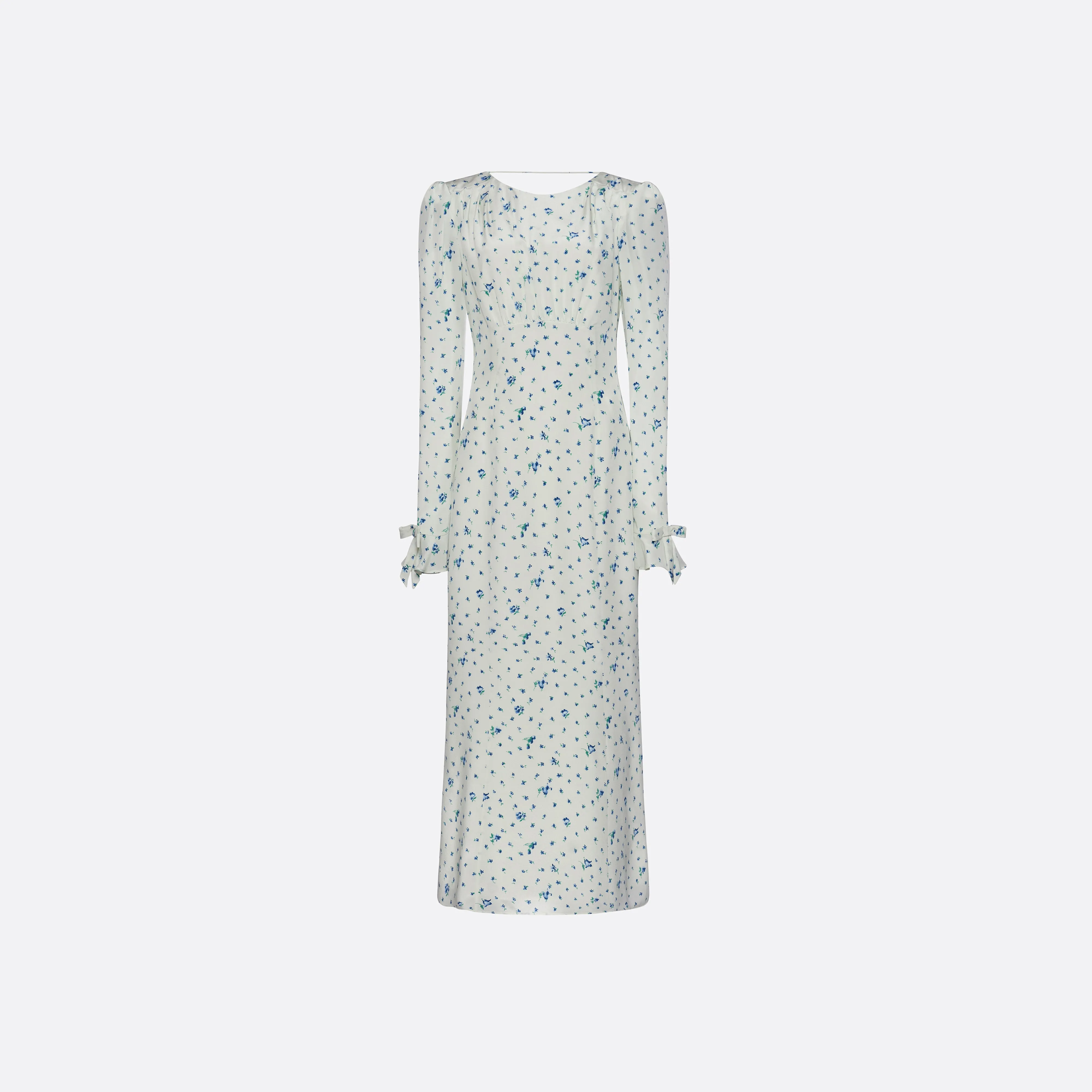 SILK OPEN BACK MIDI DRESS sold by Alessandra Rich