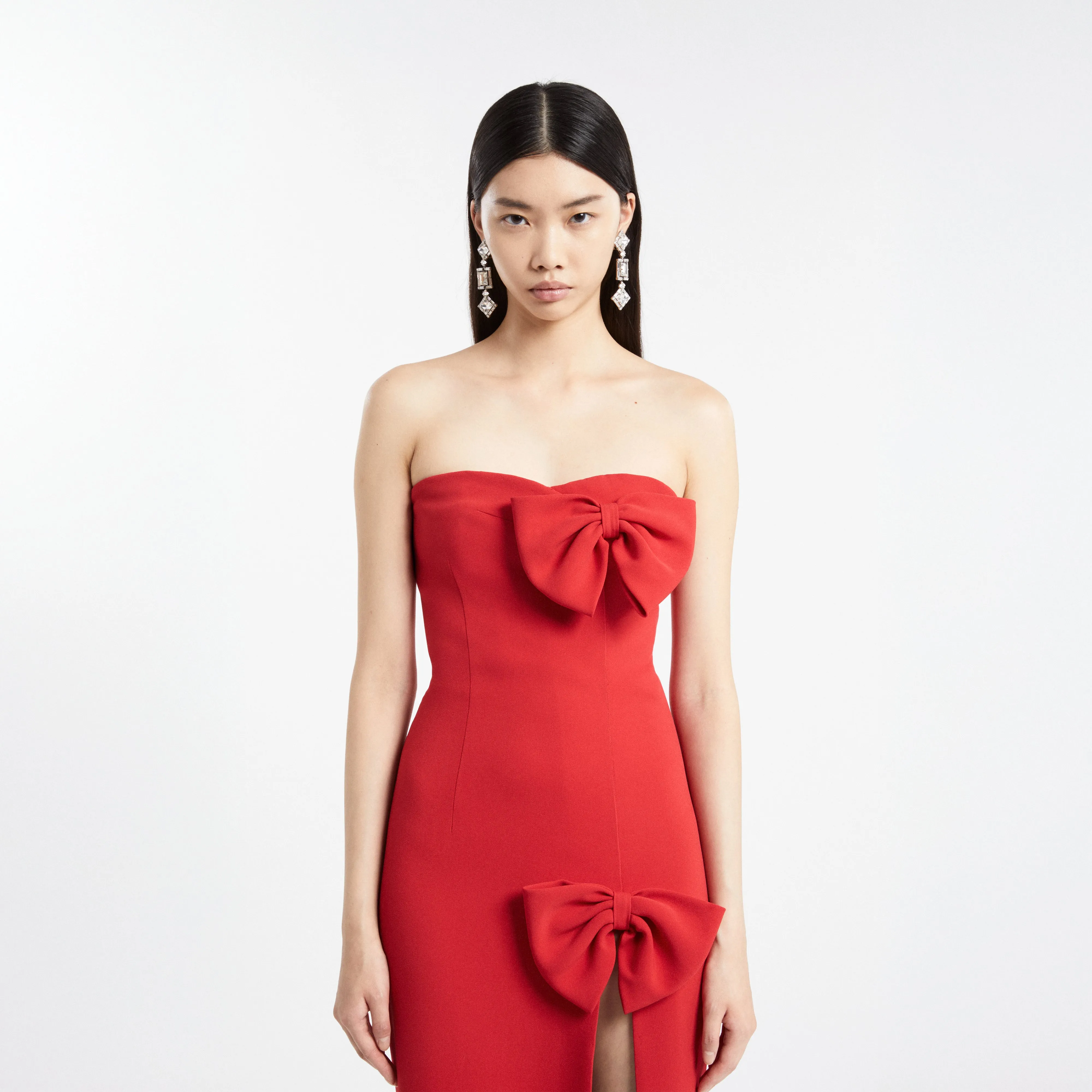 CADY EVENING DRESS WITH BOWS sold by Alessandra Rich product image thumbnail 5