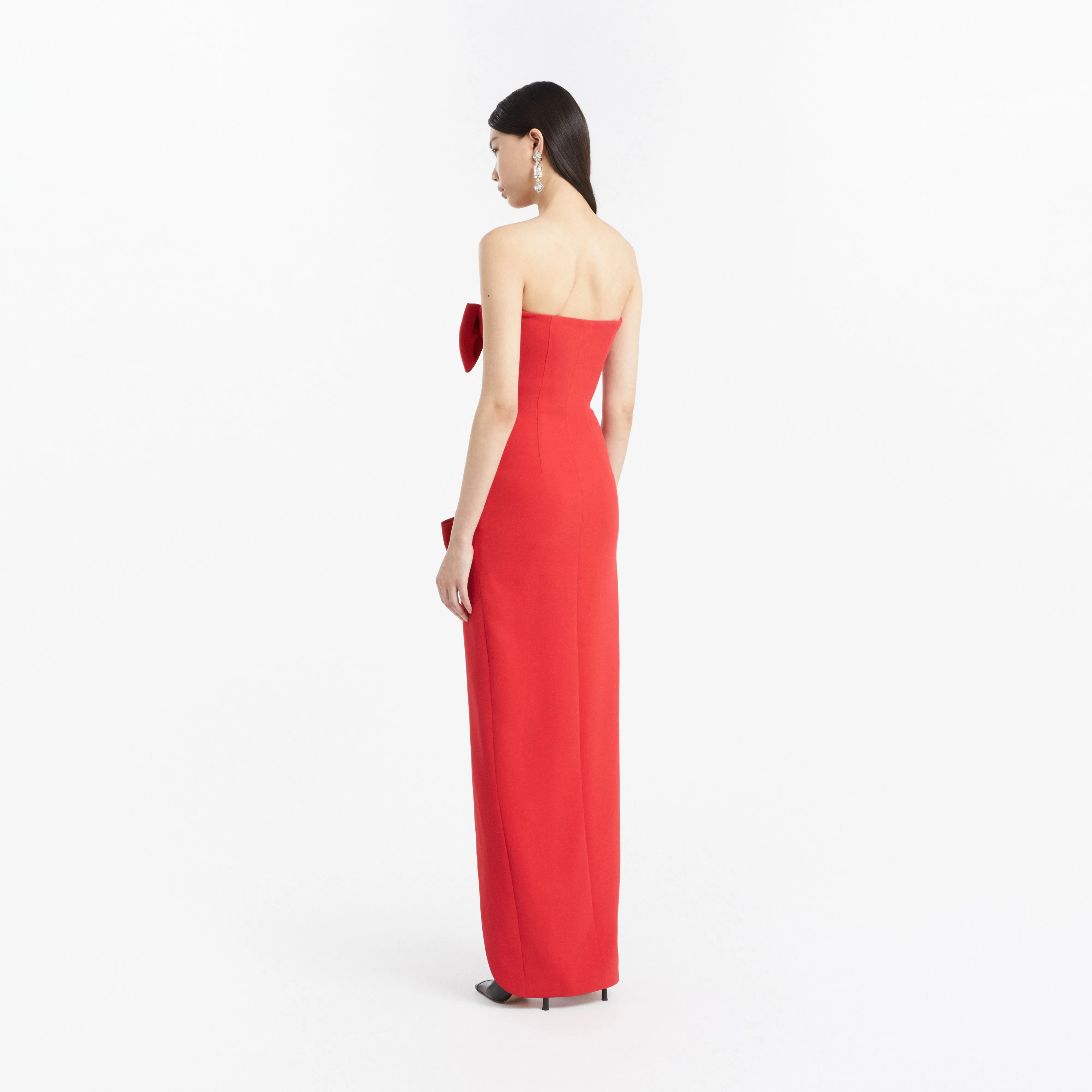 CADY EVENING DRESS WITH BOWS sold by Alessandra Rich product image thumbnail 4