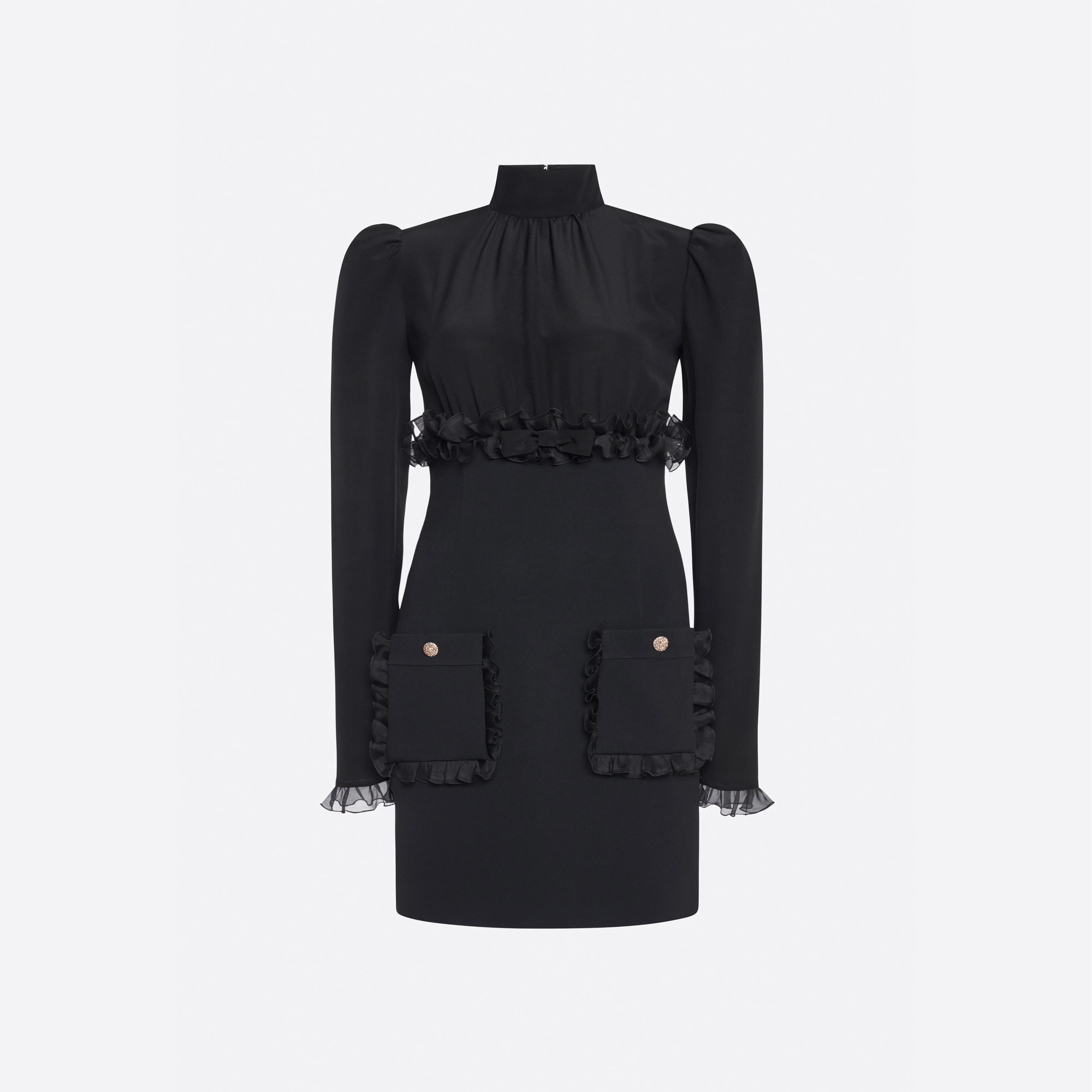 CADY MINI DRESS WITH RUFFLES sold by Alessandra Rich