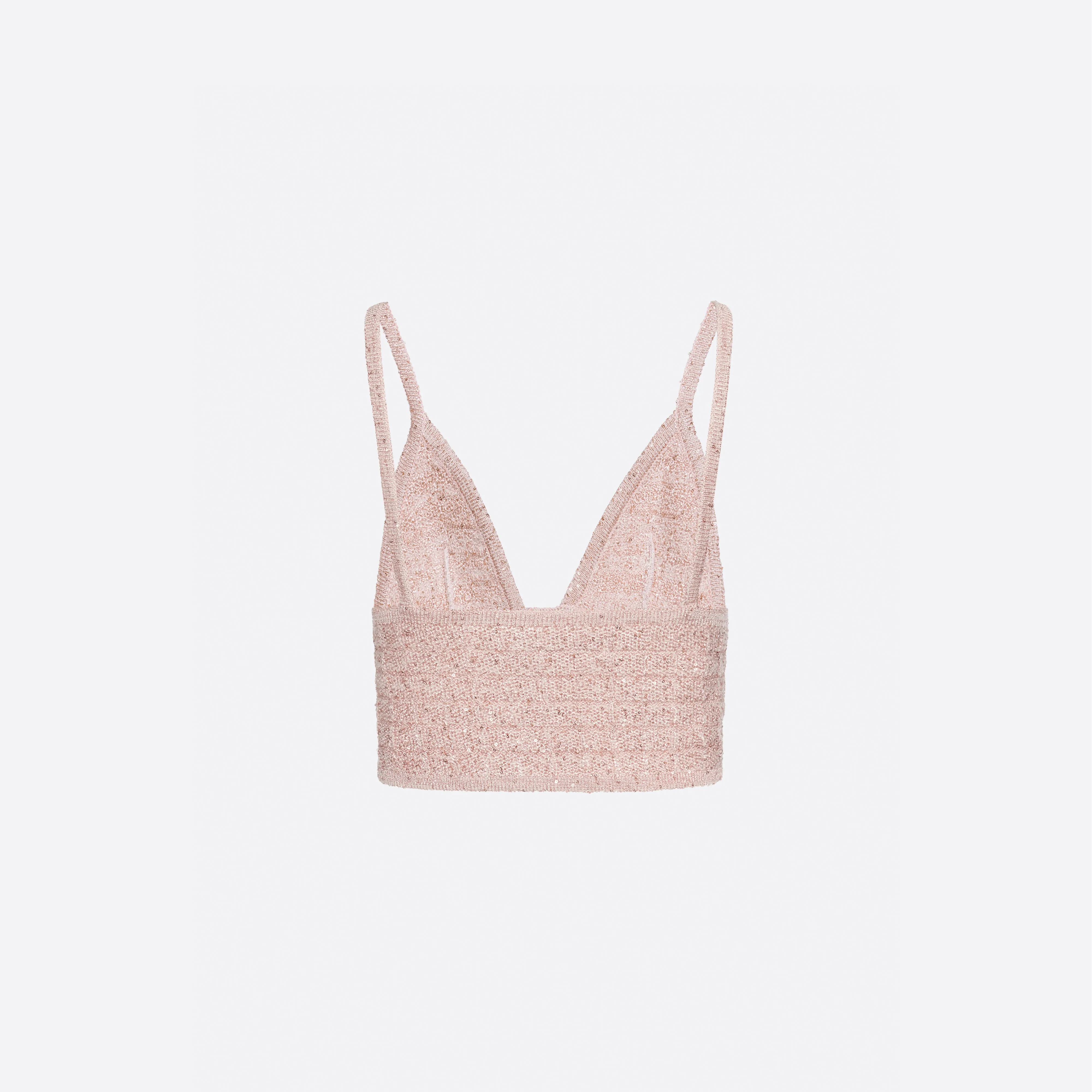 WOOL SEQUIN KNIT CROP TOP sold by Alessandra Rich product image thumbnail 2