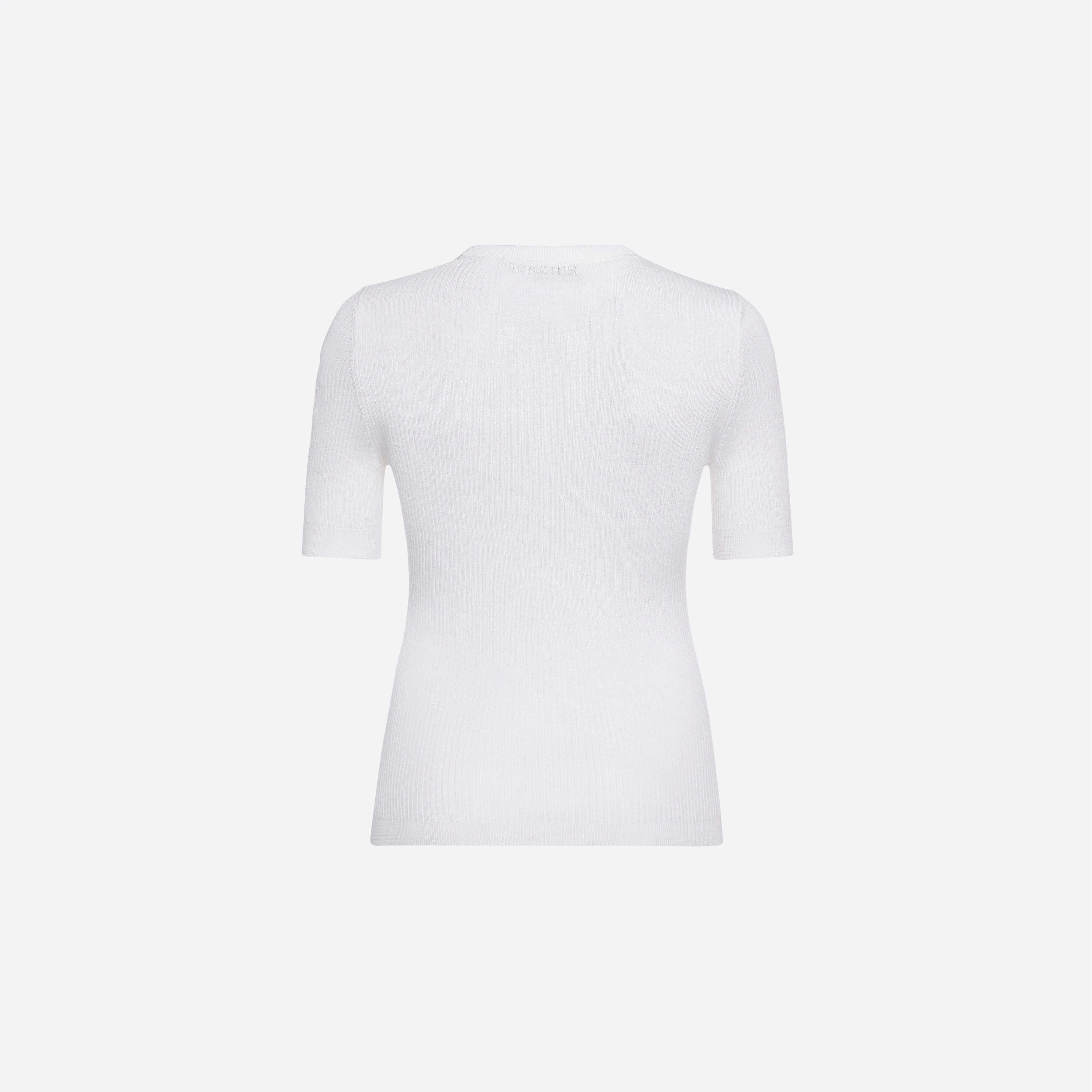SILK KNIT T-SHIRT sold by Alessandra Rich product image thumbnail 2