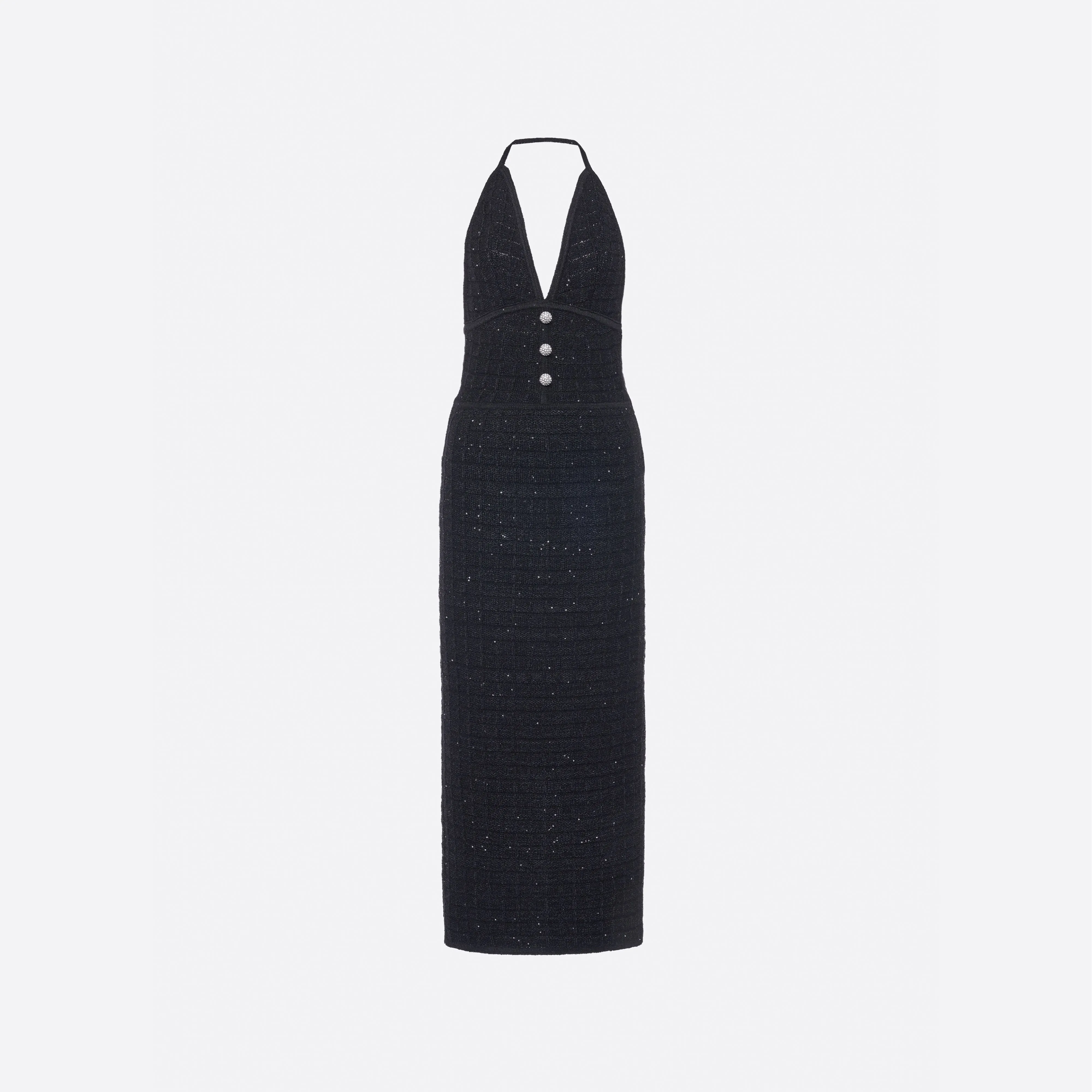 WOOL SEQUIN KNIT MIDI DRESS sold by Alessandra Rich