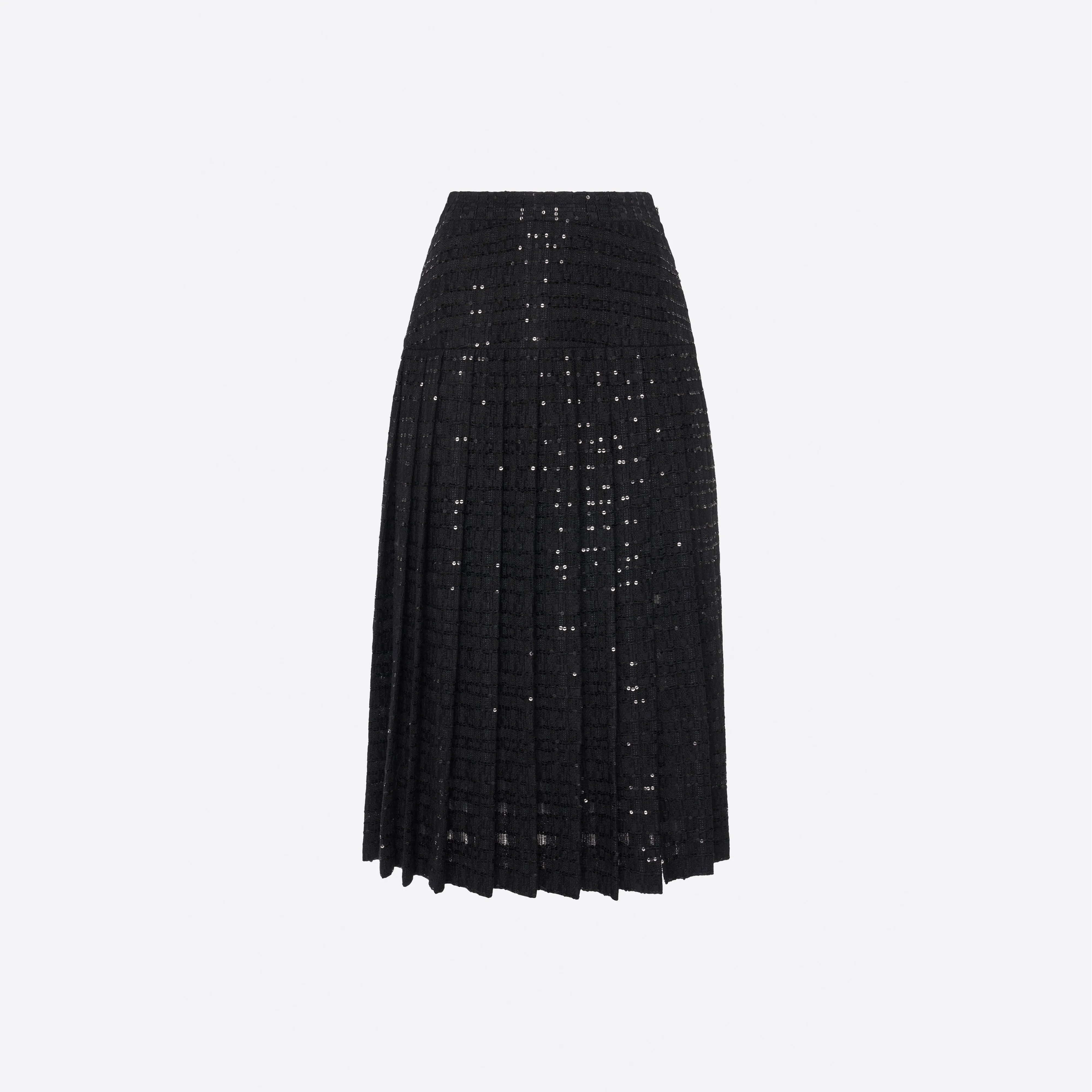 SEQUIN TWEED PLEATED SKIRT sold by Alessandra Rich