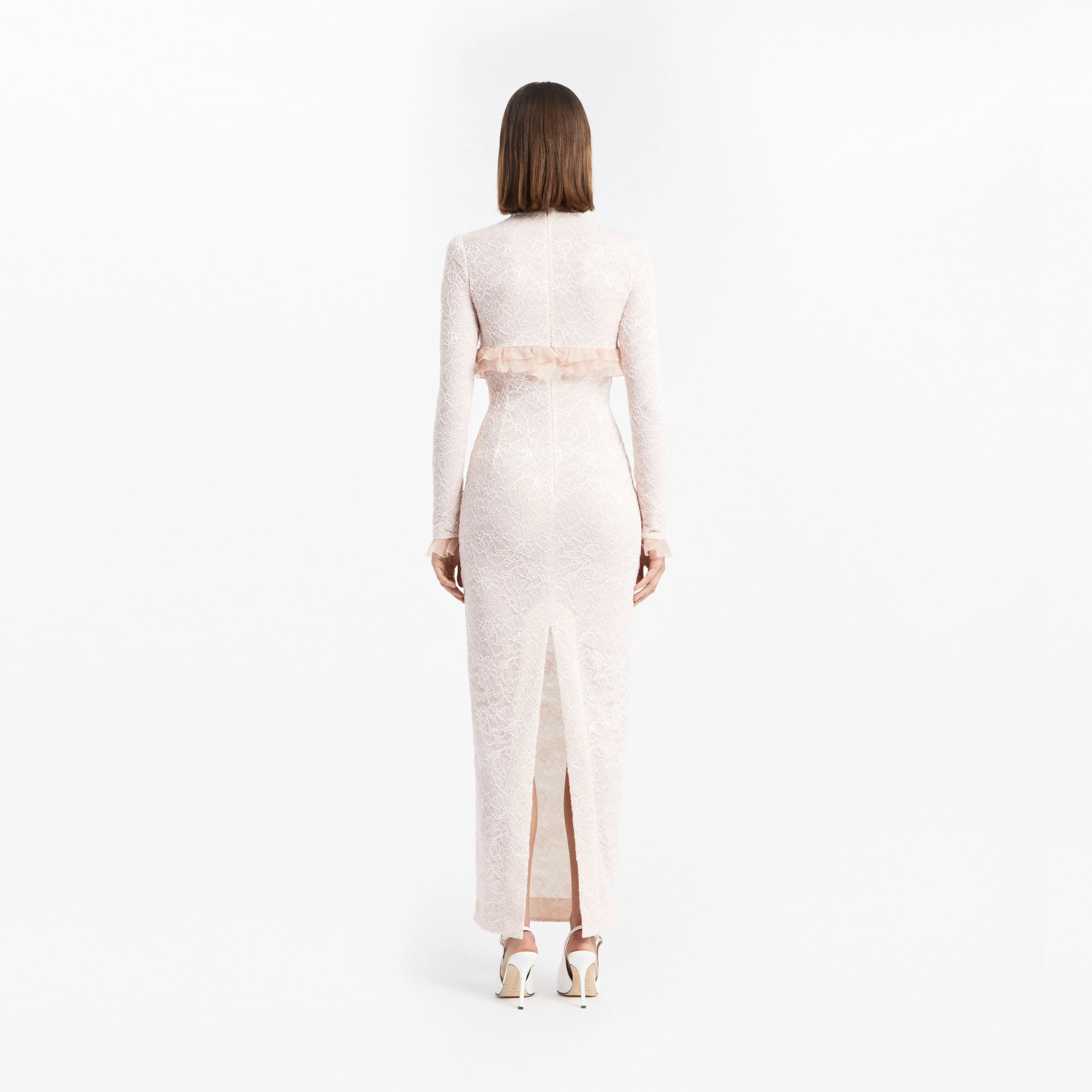 STRETCH LACE EVENING DRESS sold by Alessandra Rich product image thumbnail 4