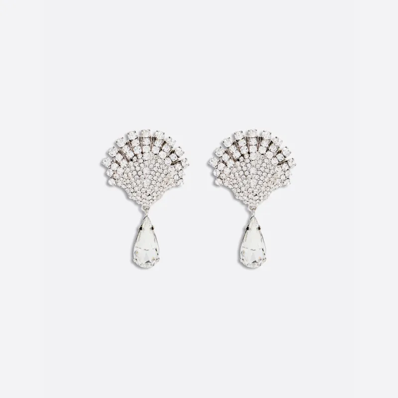 SHELL EARRINGS made by Alessandra Rich