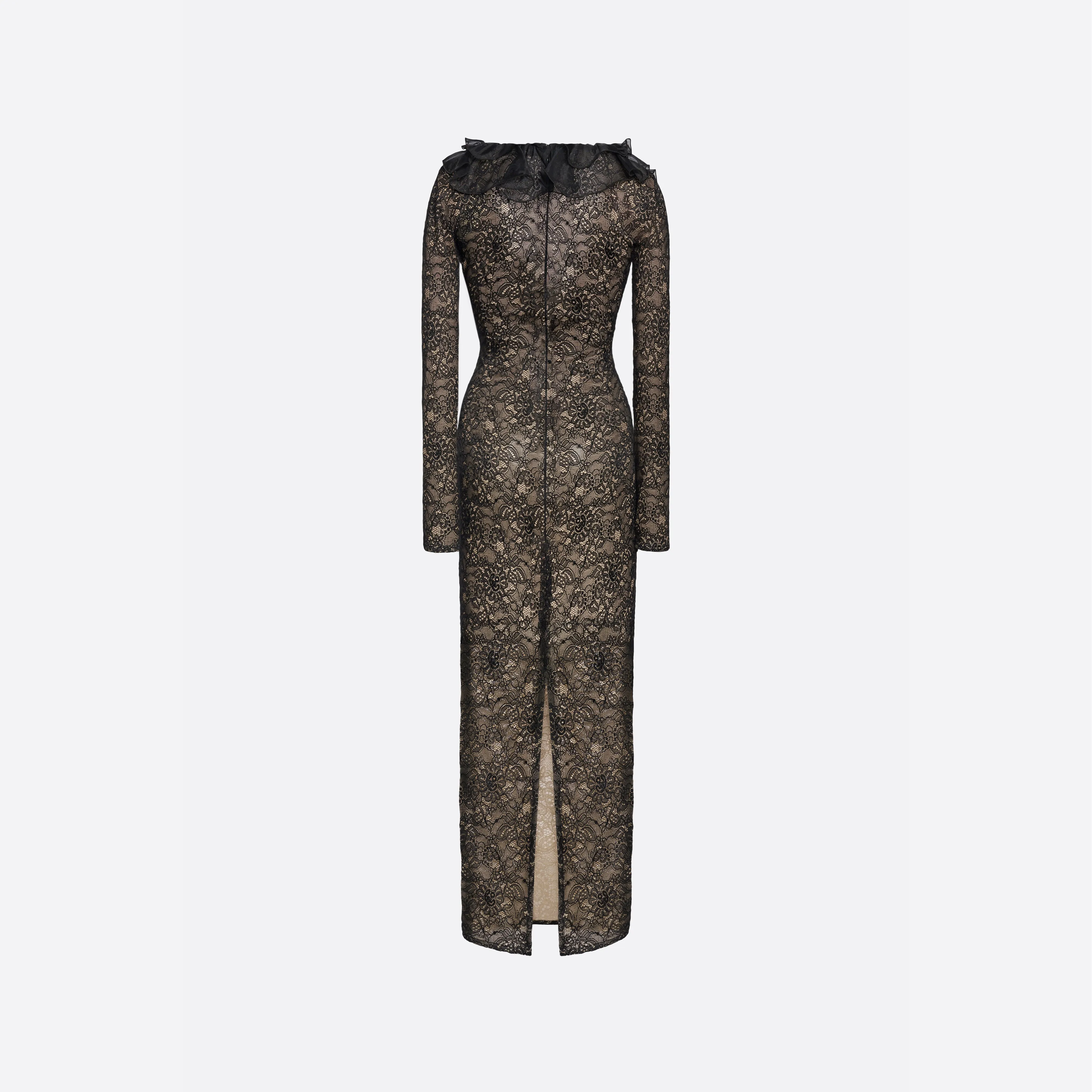 STRETCH LACE EVENING DRESS sold by Alessandra Rich product image thumbnail 2