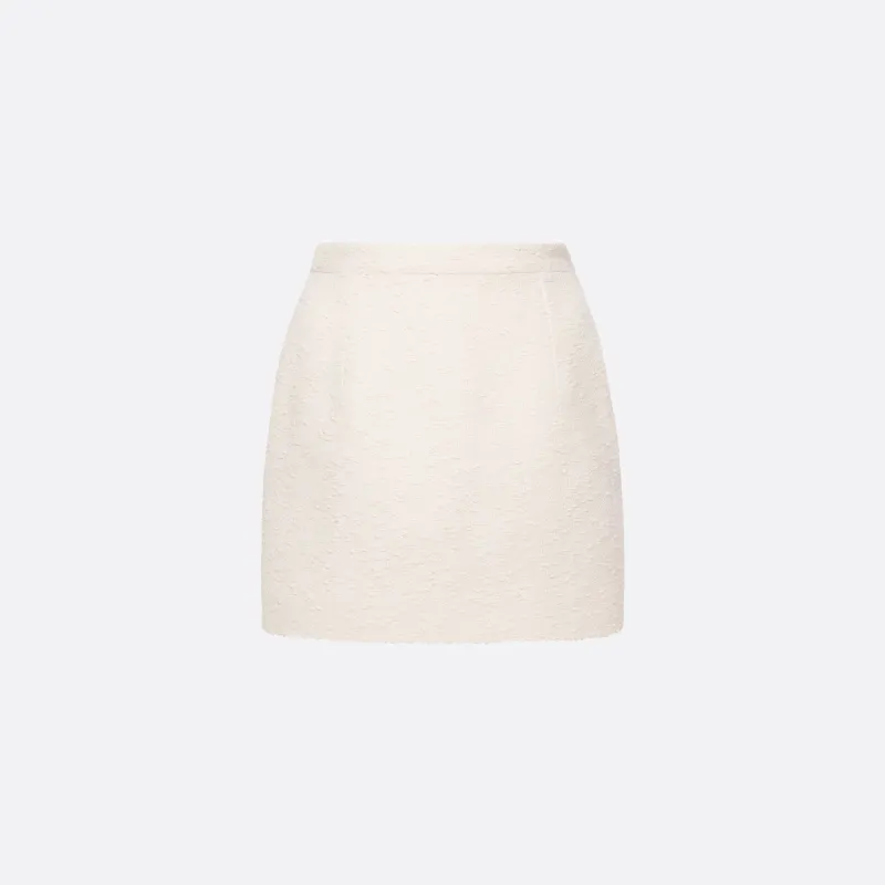 TWEED BOUCLÉ MINI SKIRT made by Alessandra Rich
