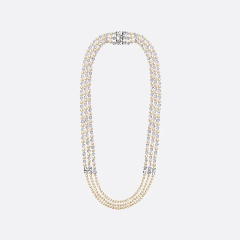 MULTI-STRAND PEARL NECKLACE made by Alessandra Rich