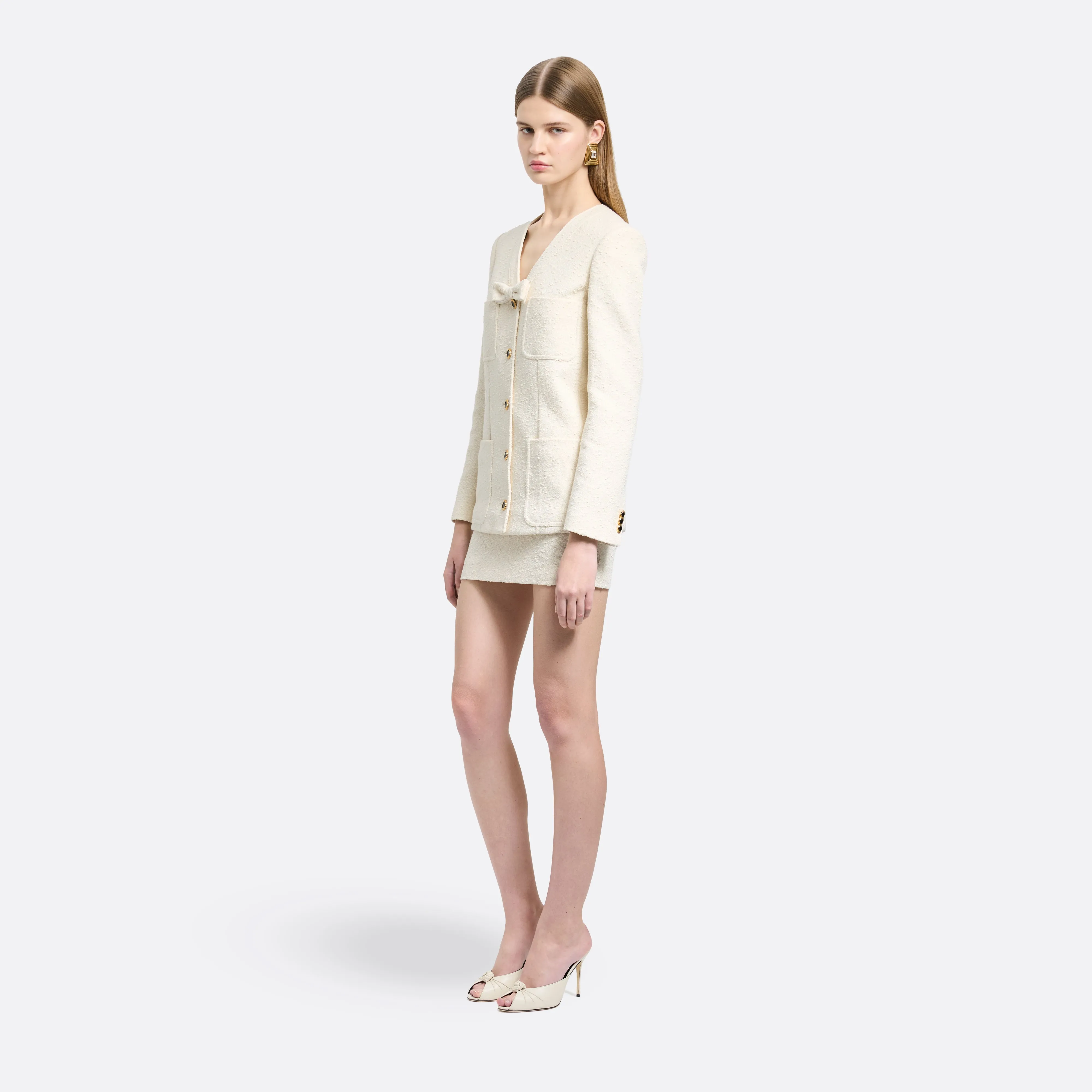 TWEED BOUCLÉ JACKET sold by Alessandra Rich product image thumbnail 2